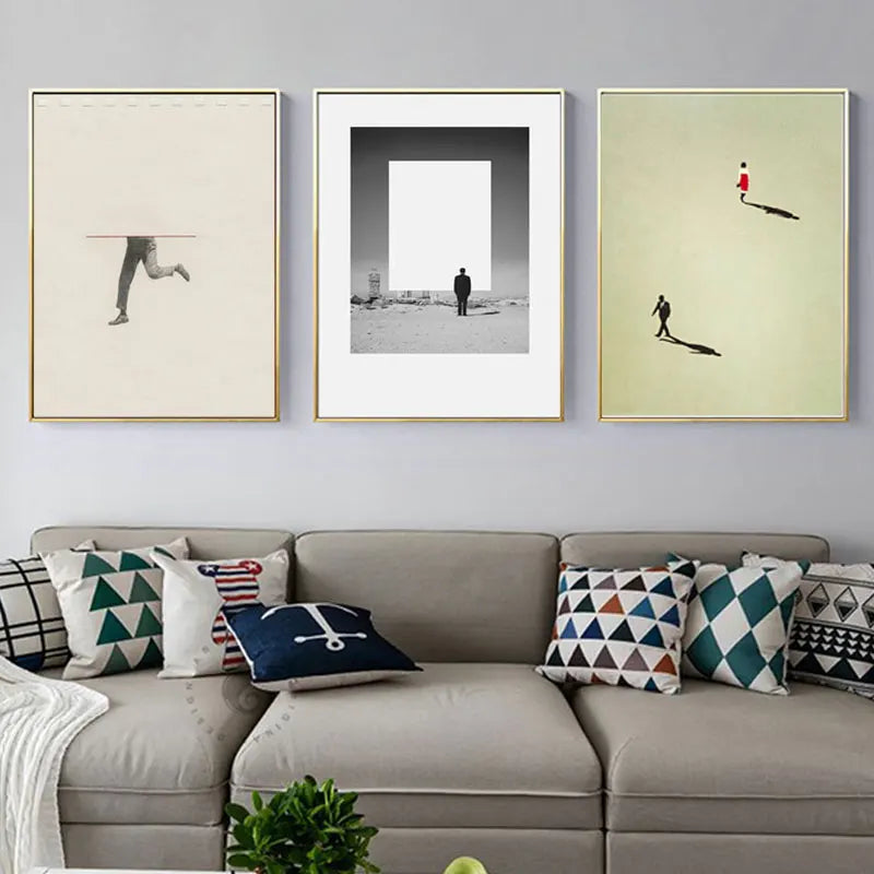 Lisslune | Geometry Canvas Poster