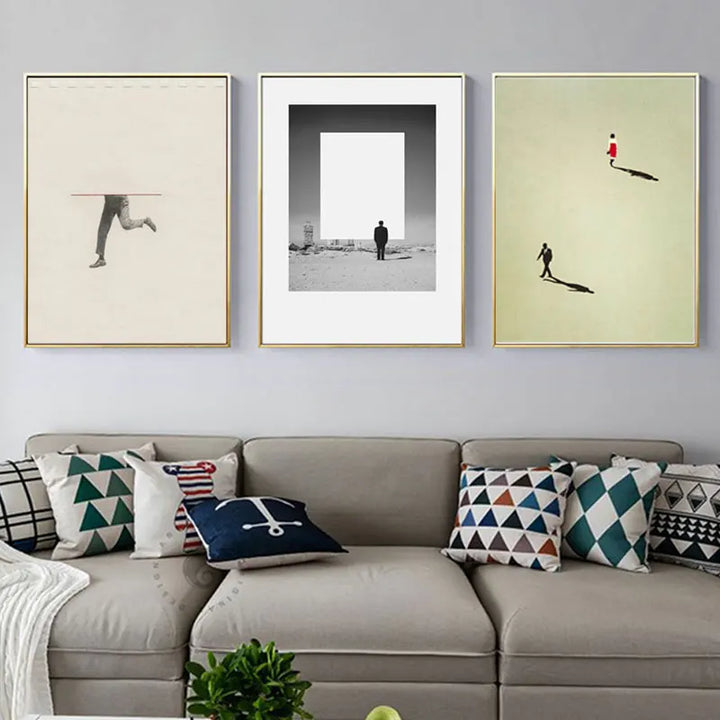 Lisslune | Geometry Canvas Poster