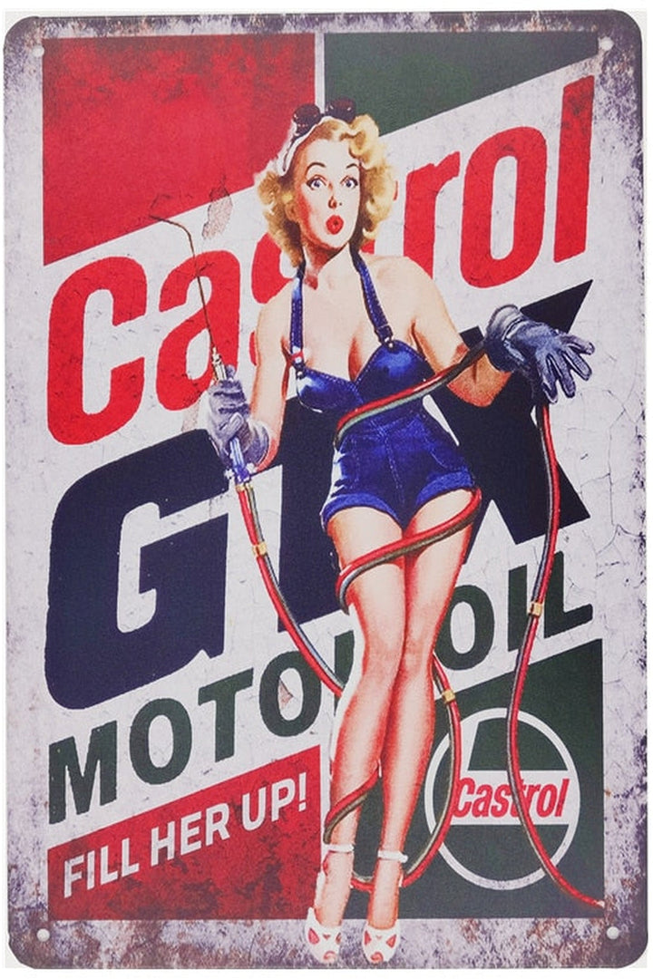 Lisslune | Service Girl Vintage Poster