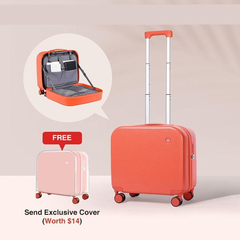 Lisslune | Sleek and Stylish Women's Premium Patent Spinner Carry-On for Modern Travelers