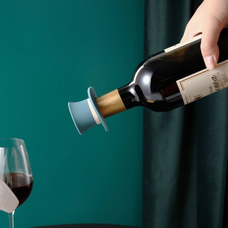 Lisslune | Reusable Silicone Cylinder Hat Wine Stopper