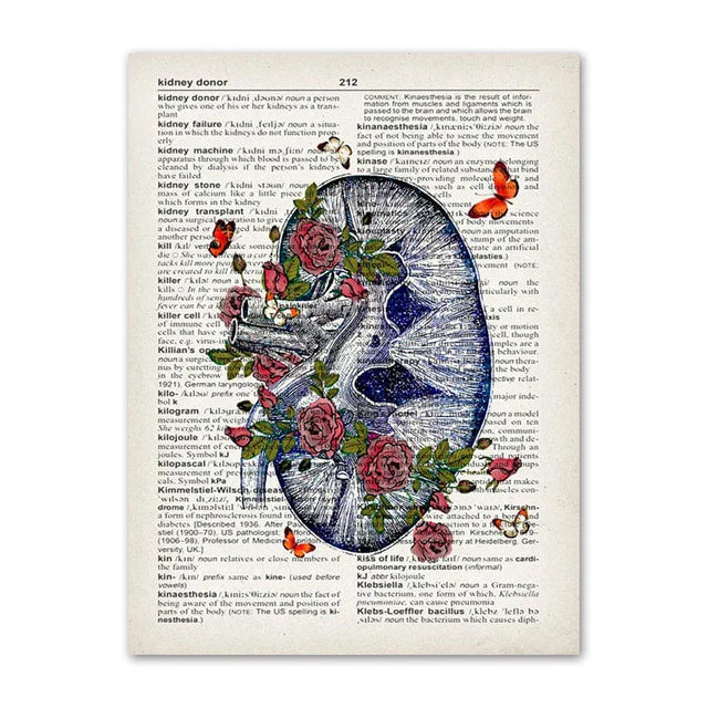 Lisslune | Anatomy Canvas Poster