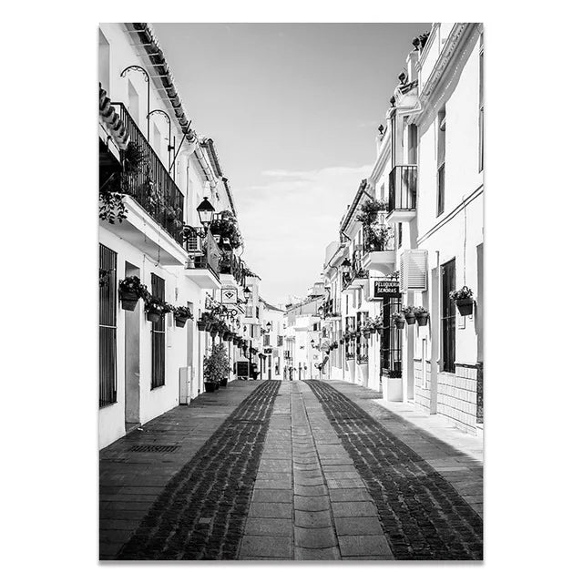 Lisslune | Street Canvas Poster