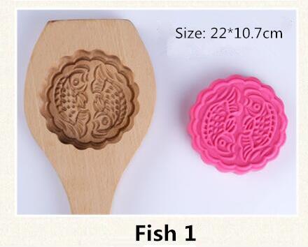 Lisslune | 3D Wooden Baking Decorative Molds