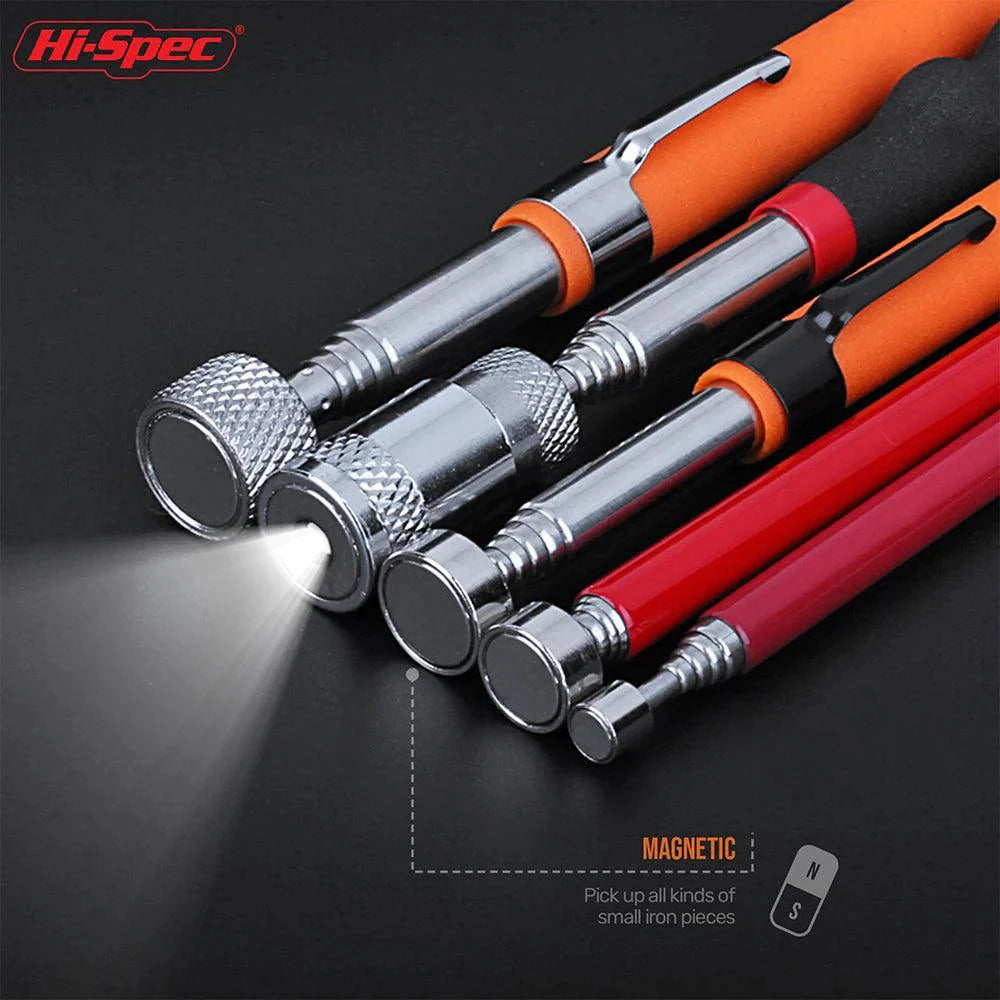 Lisslune | Heavy-Duty Telescopic Magnetic Pickup Tool - 8LB Capacity Stainless Steel Design