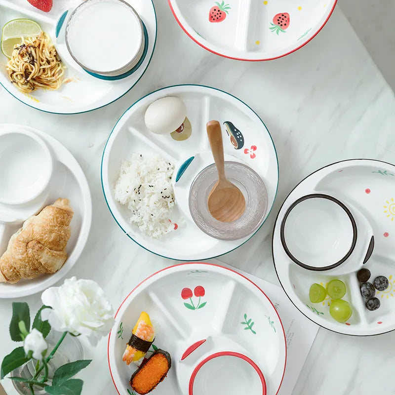 Lisslune | Breakfast Combo Nordic Ceramic Plate