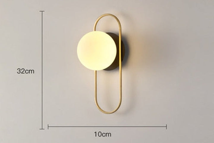 Lisslune | BulbAura - Scandinavian Wall Lamp