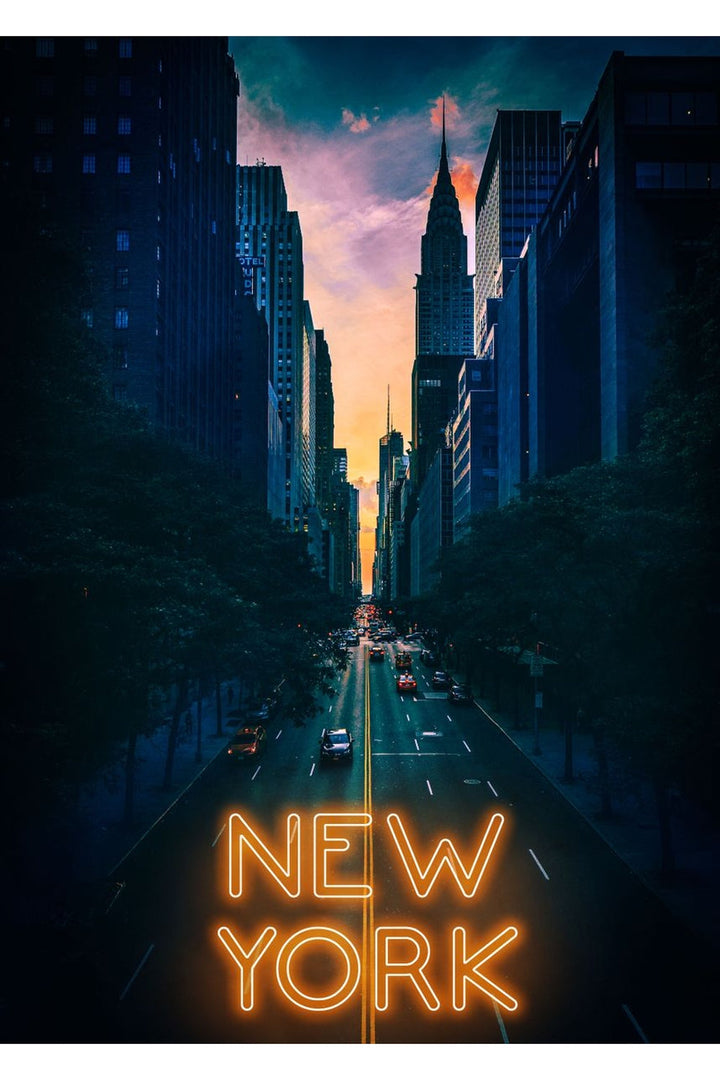 Lisslune | Neon Lights Poster