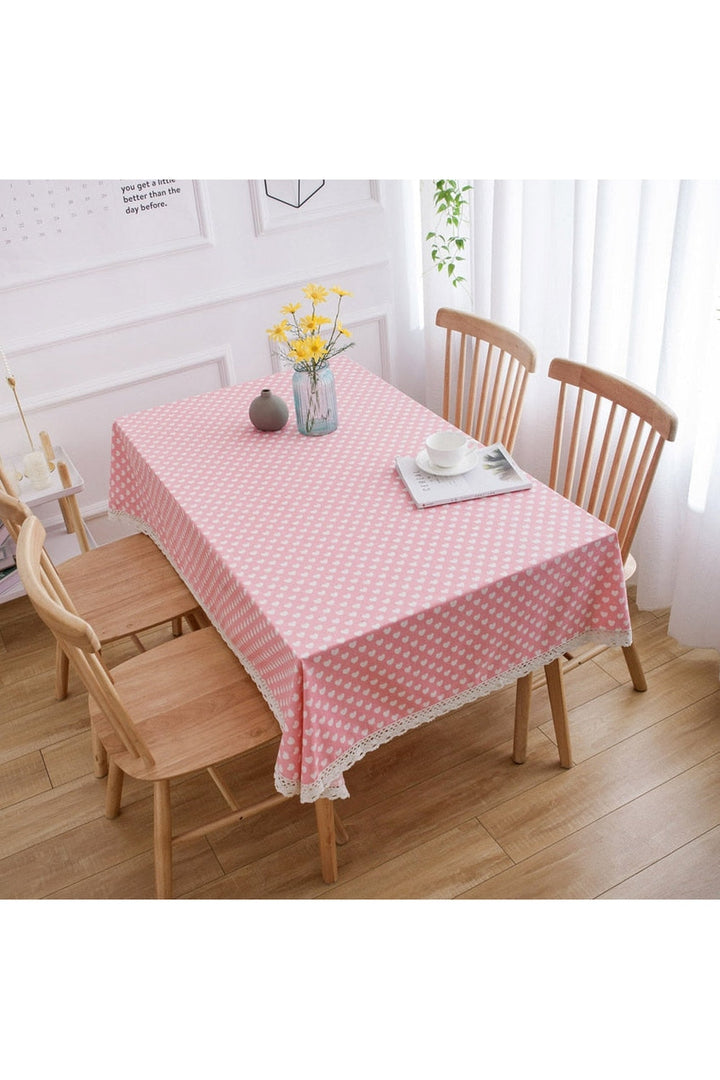 Lisslune | Heart Pattern Tablecloth