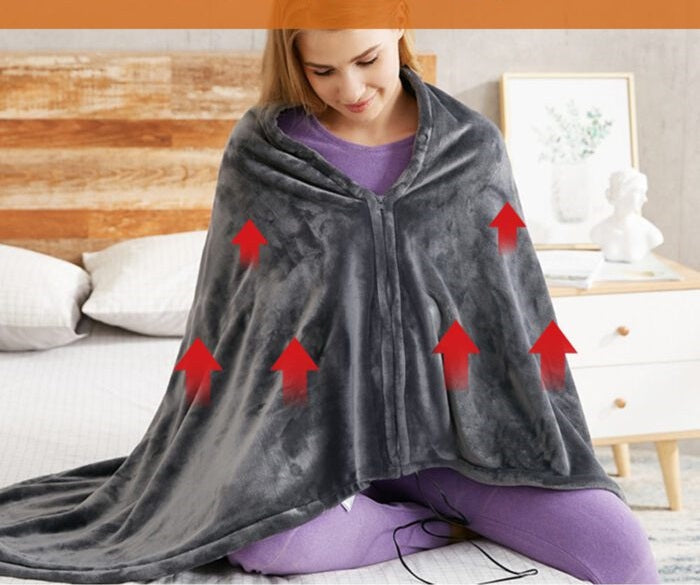 Lisslune | Wearable Electric Heated Throw Blanket