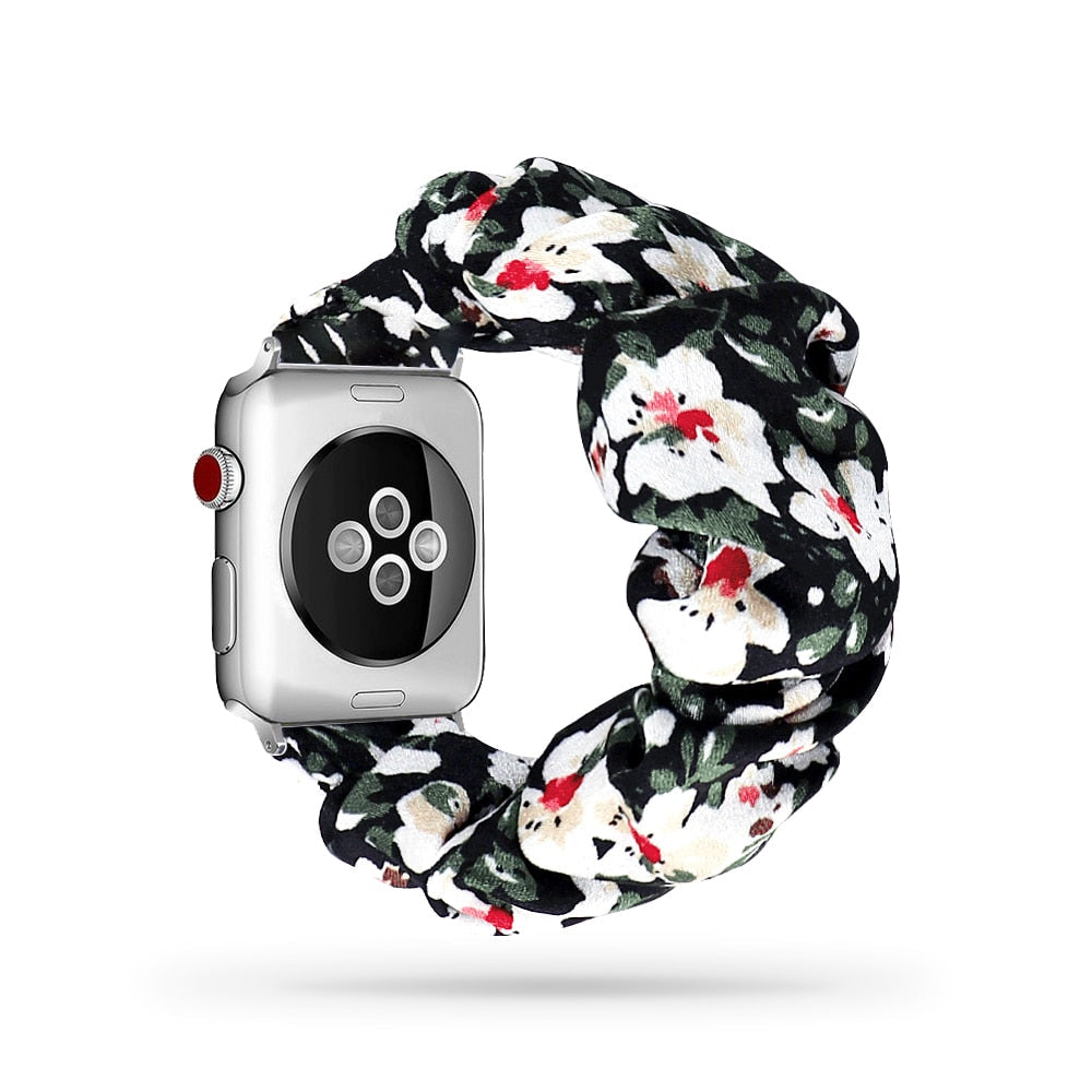 Lisslune | ELASTIC Apple Watch BAND IN HAIR TIE STYLE