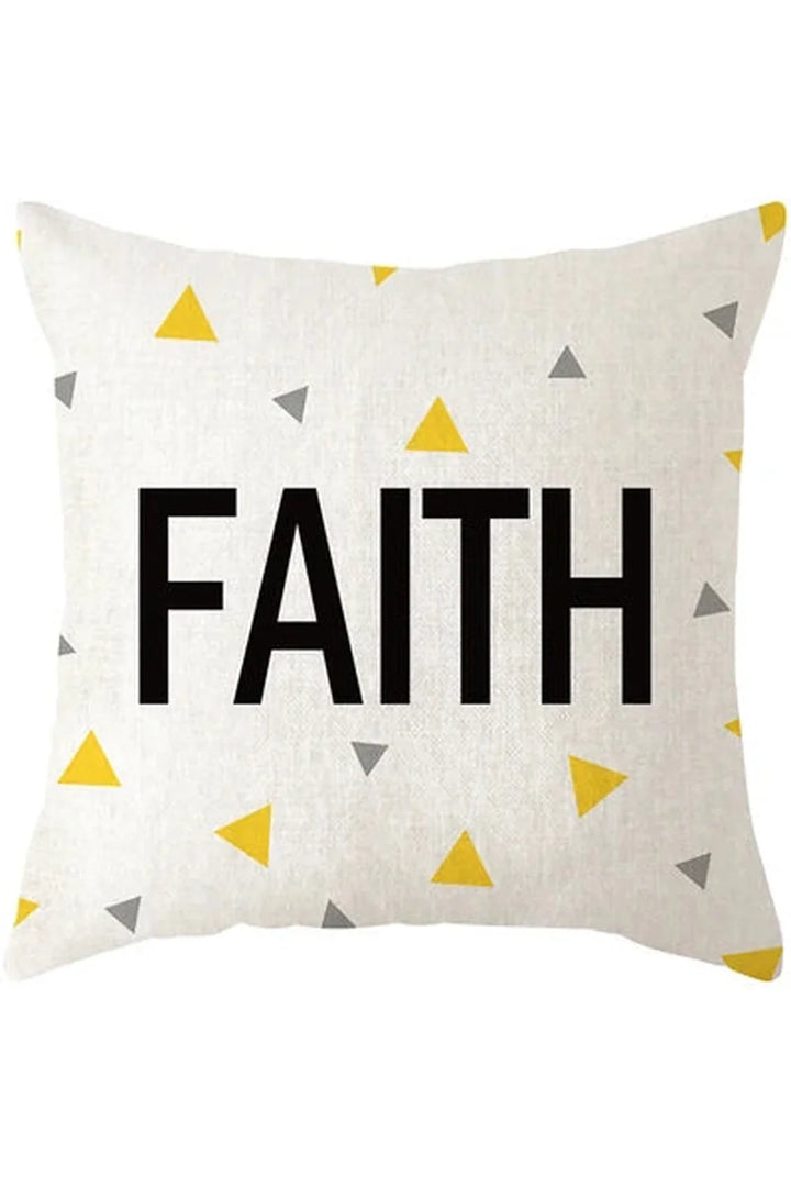 Lisslune | Yellow Deer Geometry Pillowcase