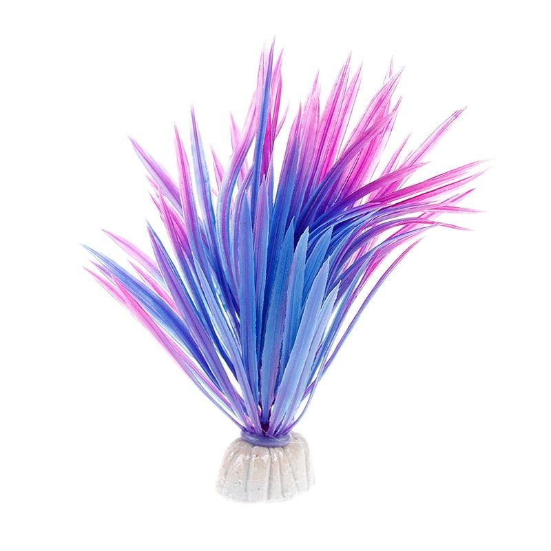 Lisslune | Vibrant Aquatic Plant Decoration Set with stable weighted base for thriving aquariums