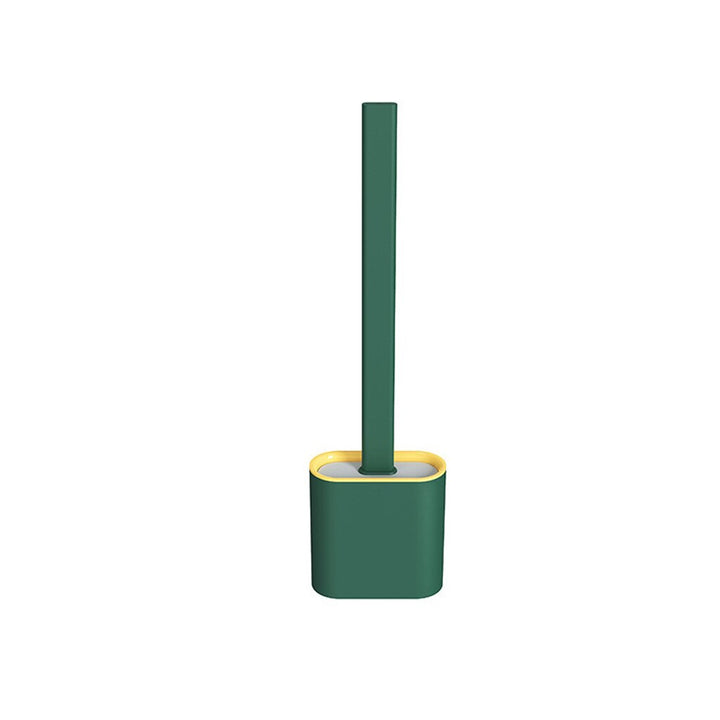 Lisslune | Flat Silicone Toilet Brush including Holder