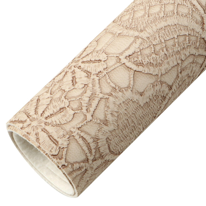 Lisslune | Chic Bloom: Premium Synthetic Leather Craft Sheets for Creative Expression