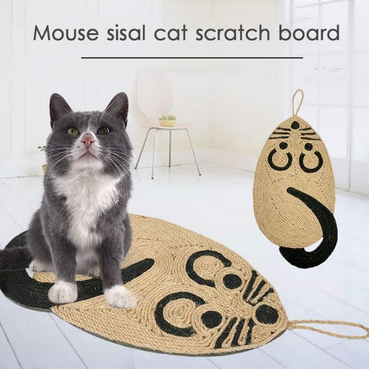 Lisslune | Captivating Sisal Scratch Mat for Energetic Kittens
