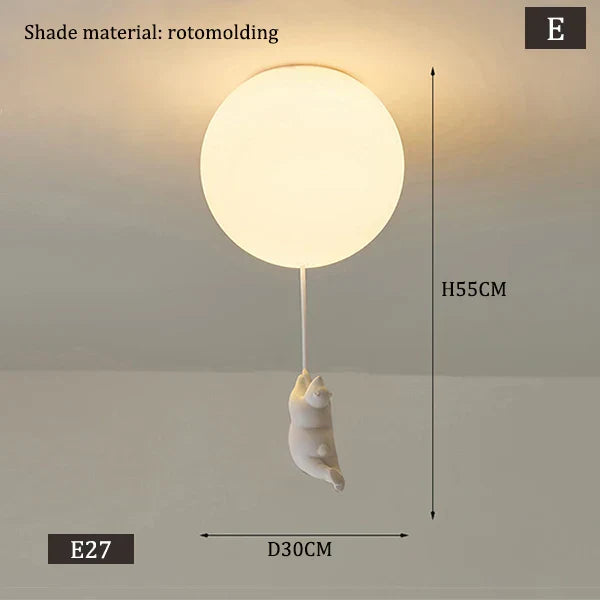 Lisslune | Hanging Bears Balloon Lamp