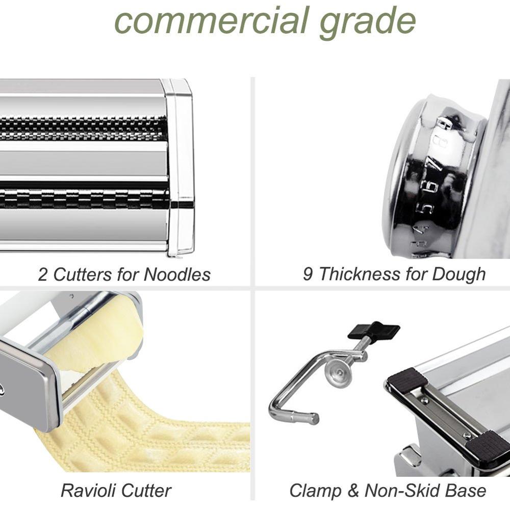 Lisslune | Stainless Steel Manual Noodle Pasta Maker