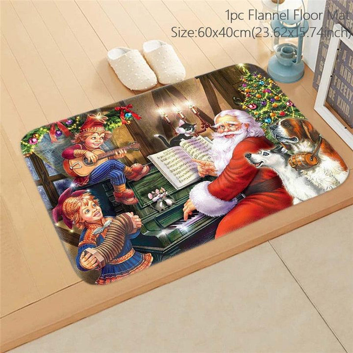 Lisslune | Cheerful Holiday Doormat for a Cheerful Welcome