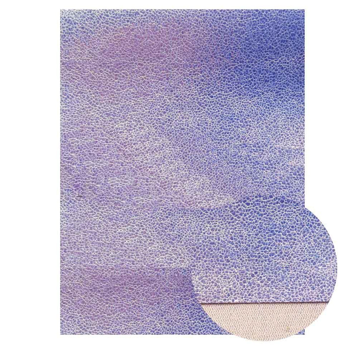 Lisslune | Sparkling Violet Synthetic Leather Fabric - A Must-Have for Sparkling DIY Projects