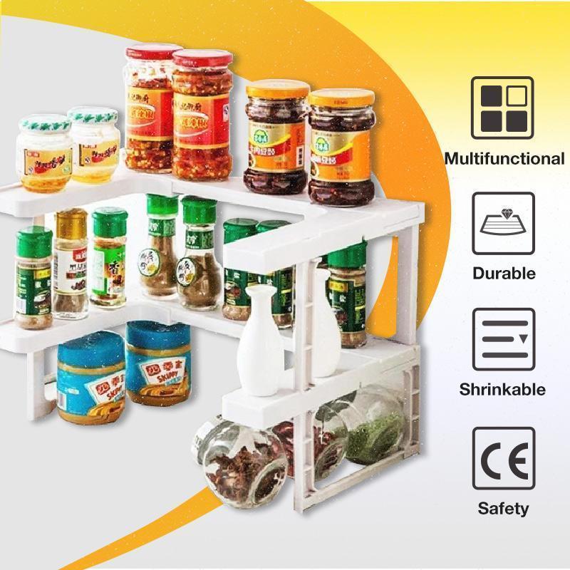 Lisslune | Adjustable spice rack for the cabinet