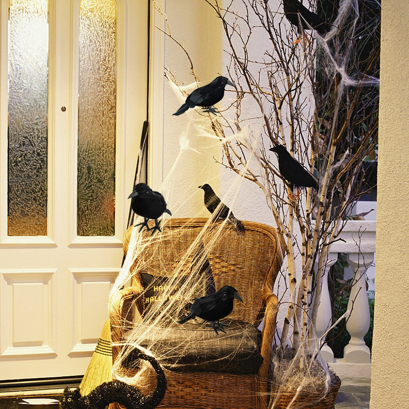Lisslune | Black Crow Halloween Home Decor