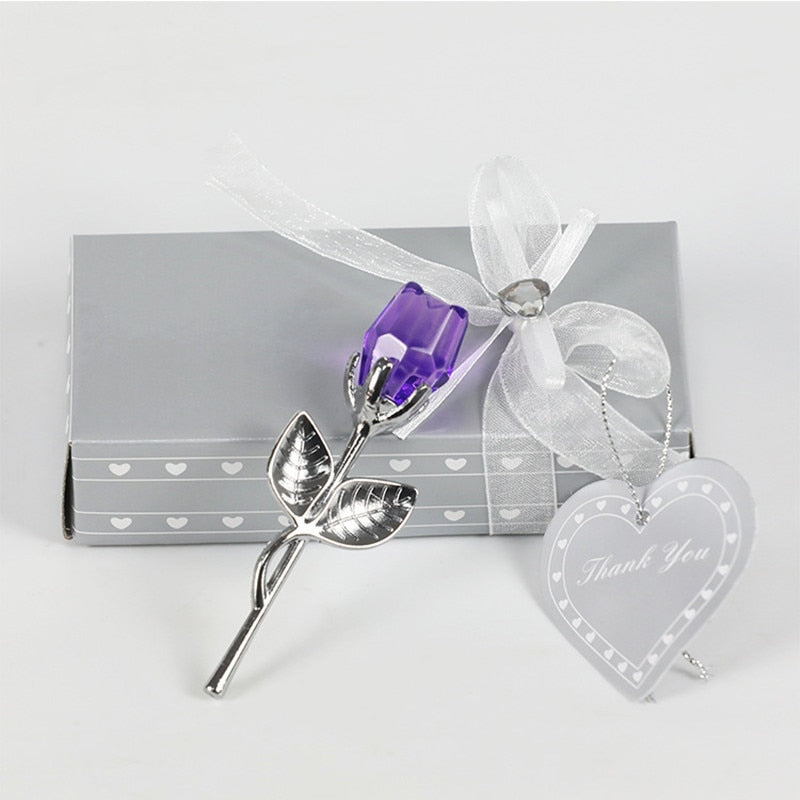 Lisslune | Luxury Crystal Rose in Gift Box – Valentine's Gift for Her