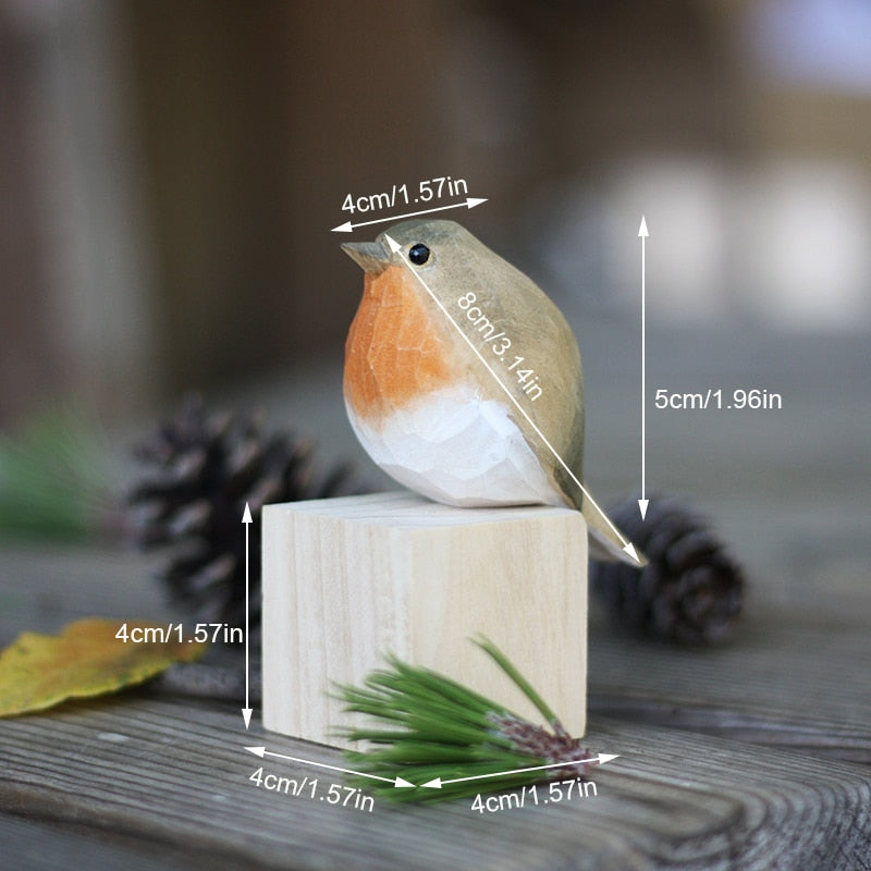 Lisslune | NordicFeathers - Elegant Wooden Bird Figurines