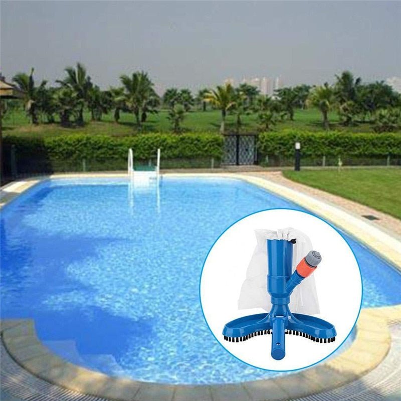 Lisslune | Pool bottom cleaner cleaning set with garden hose connection