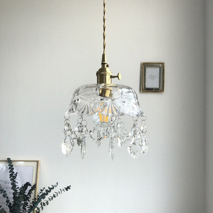 Lisslune | LumiGlace – Elegant pendant lamp with clear crystal glass design for discerning interiors