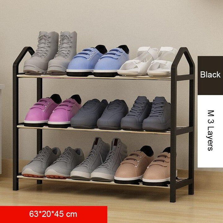 Lisslune | Elegant Bamboo Shoes Display and Storage Shelf