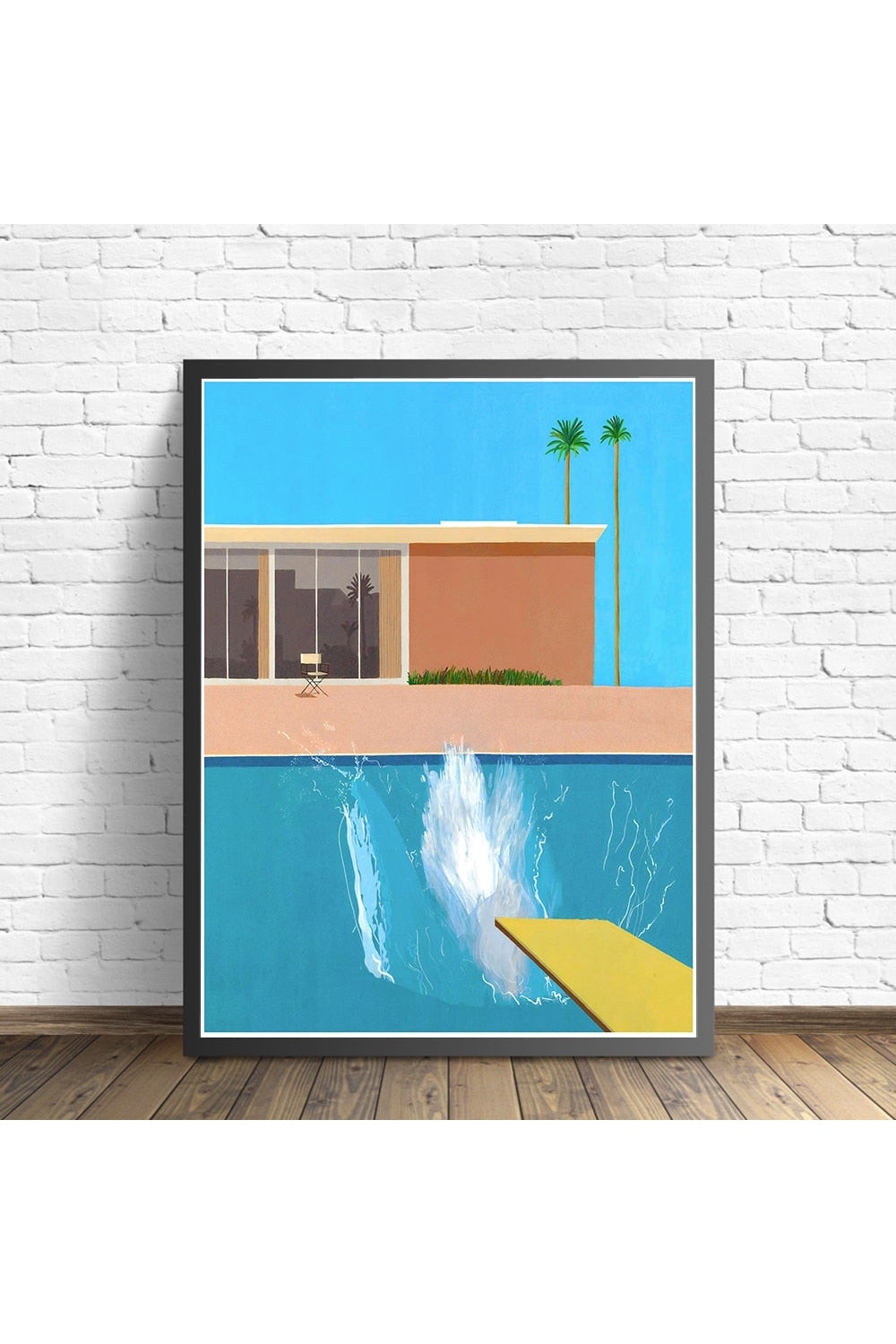 Lisslune | Hockney Pool Inspired Poster