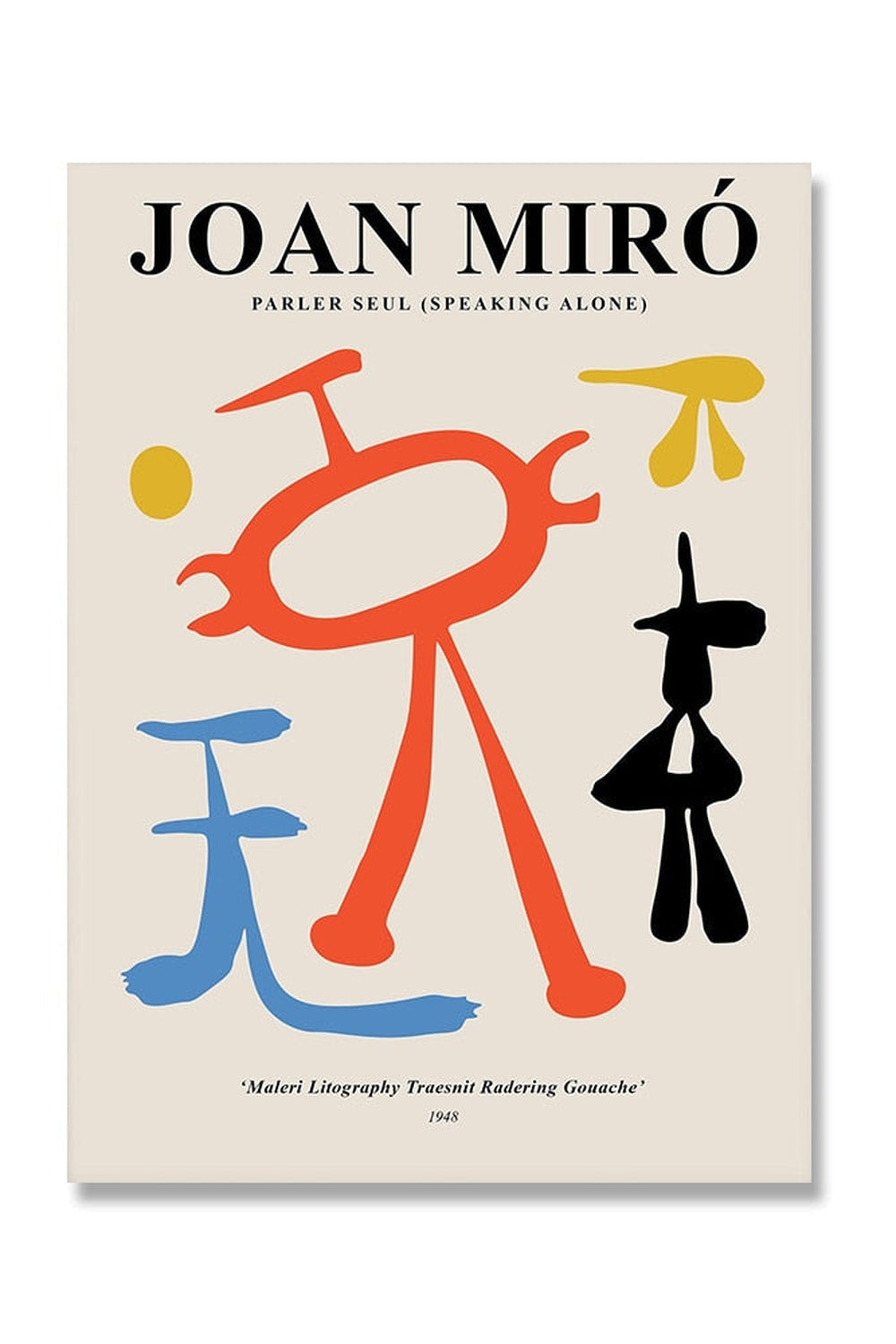 Lisslune | Miro Inspired Canvas Poster