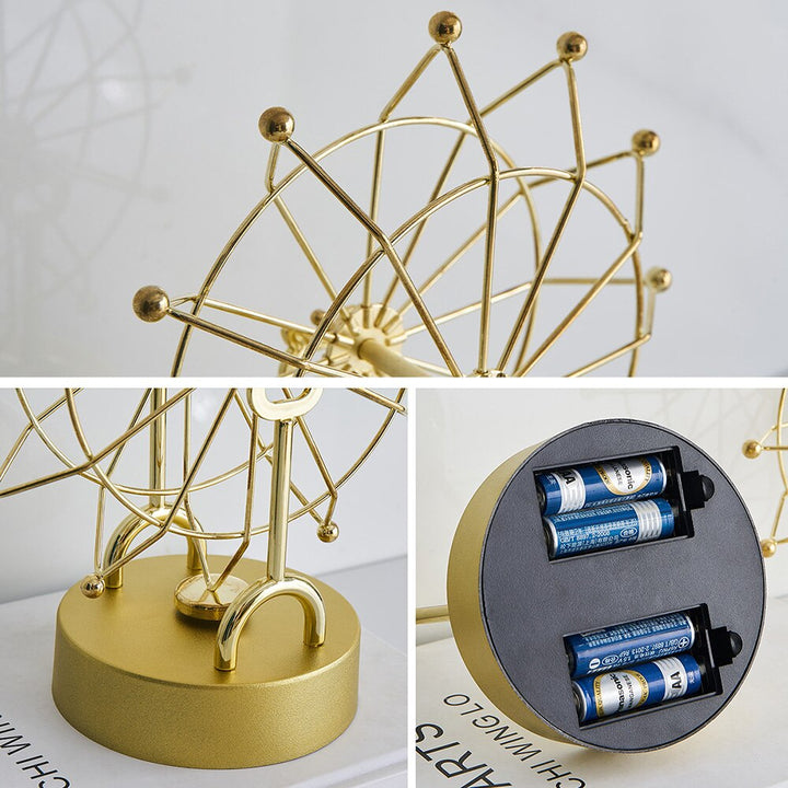Lisslune | Modern Metal Rotating Home Office Decor