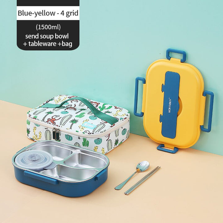 Lisslune | Stainless Steel Multi Compartment Kids Lunch Box