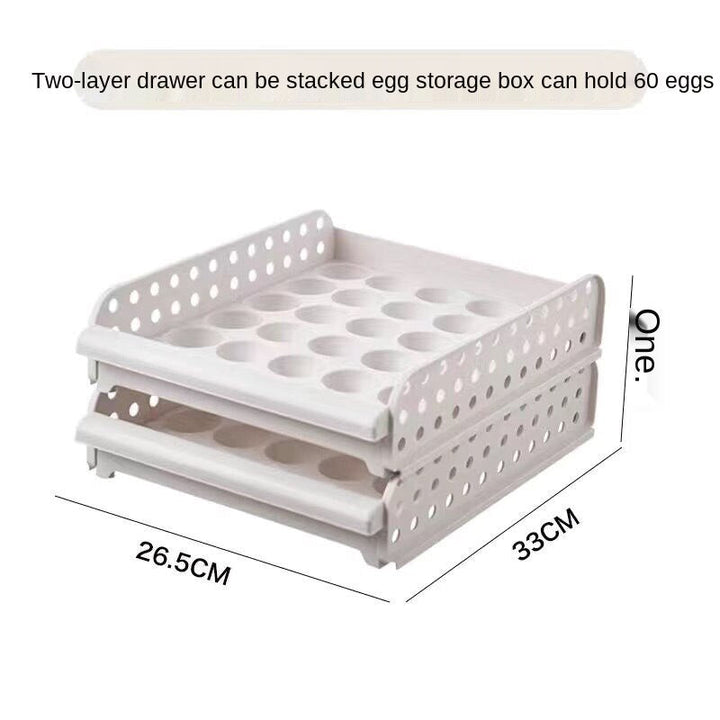 Lisslune | Smart Organizer Egg Storage Container