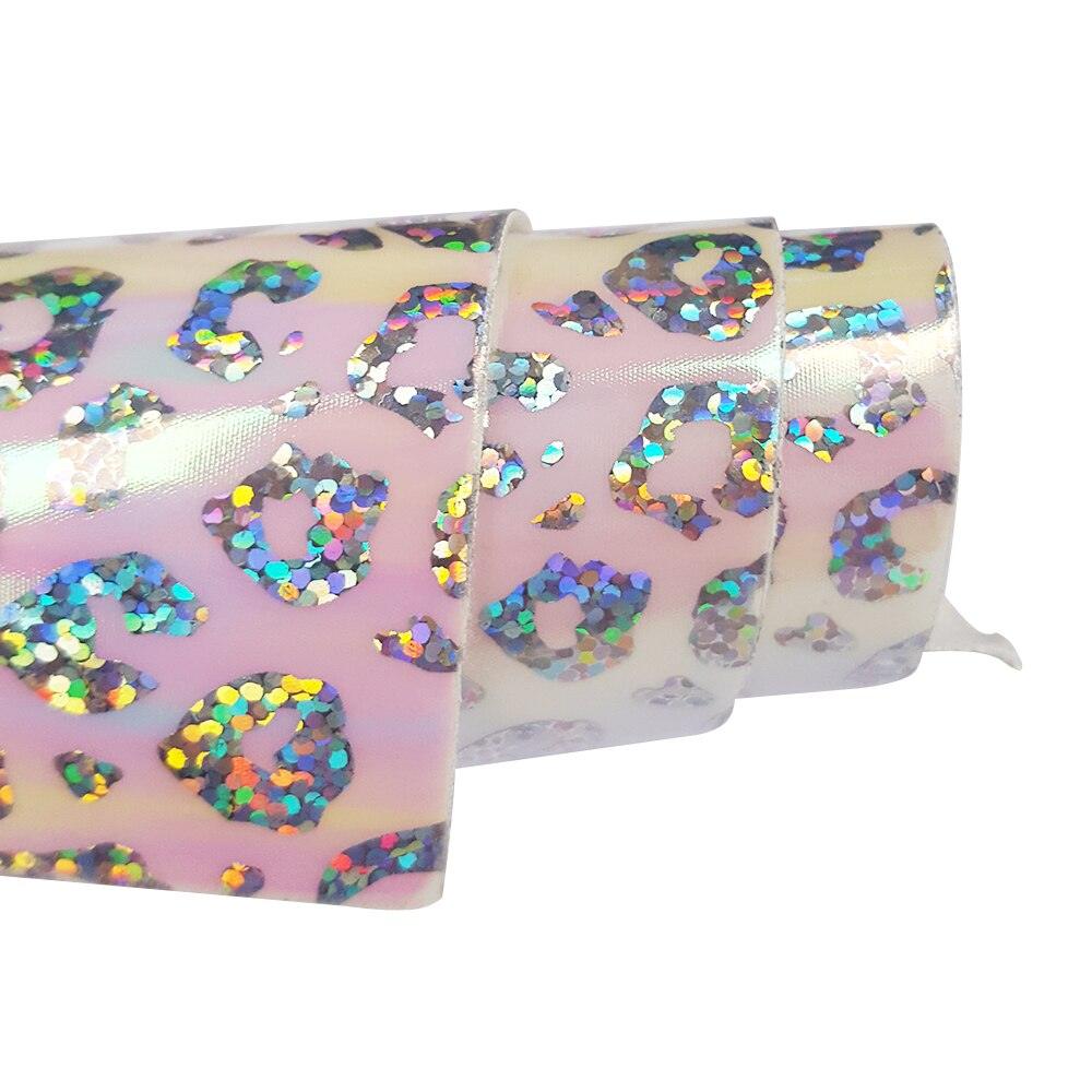 Lisslune | Colorful Leopard Print Synthetic Leather Craft Sheets - DIY Creativity Kit, 22*30CM