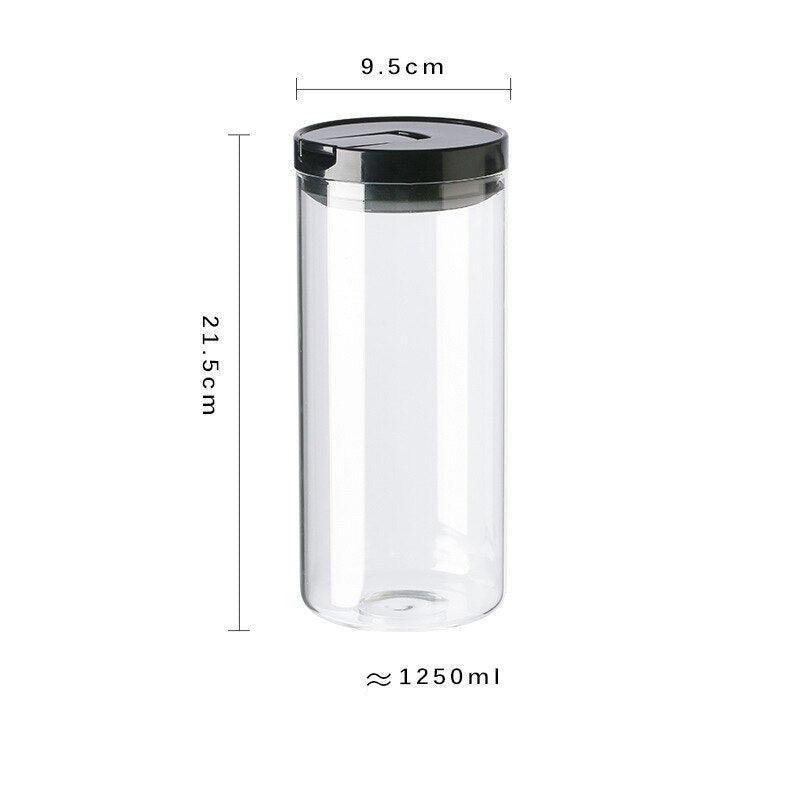 Lisslune | Moisture-proof Glass Grain Container