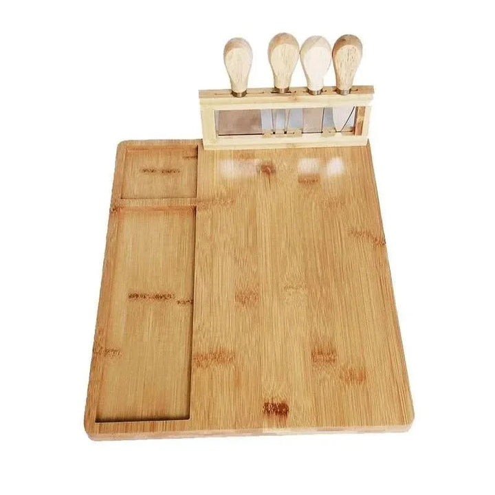 Lisslune | CheeseLux – Premium Bamboo Cheese Board Set