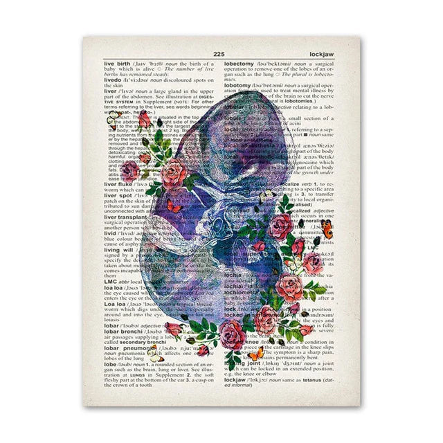 Lisslune | Anatomy Canvas Poster