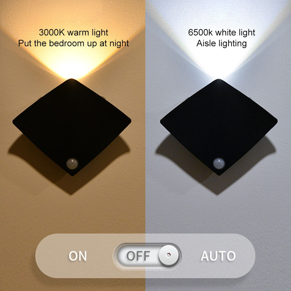 Lisslune | Motion Sensor Wireless Indoor Wall Lamp