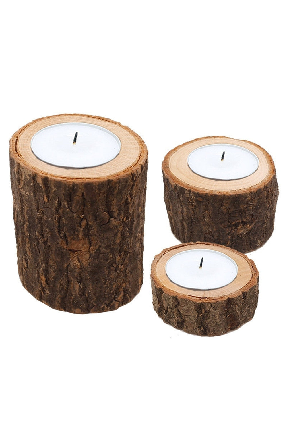 Lisslune | Wooden candle holder art