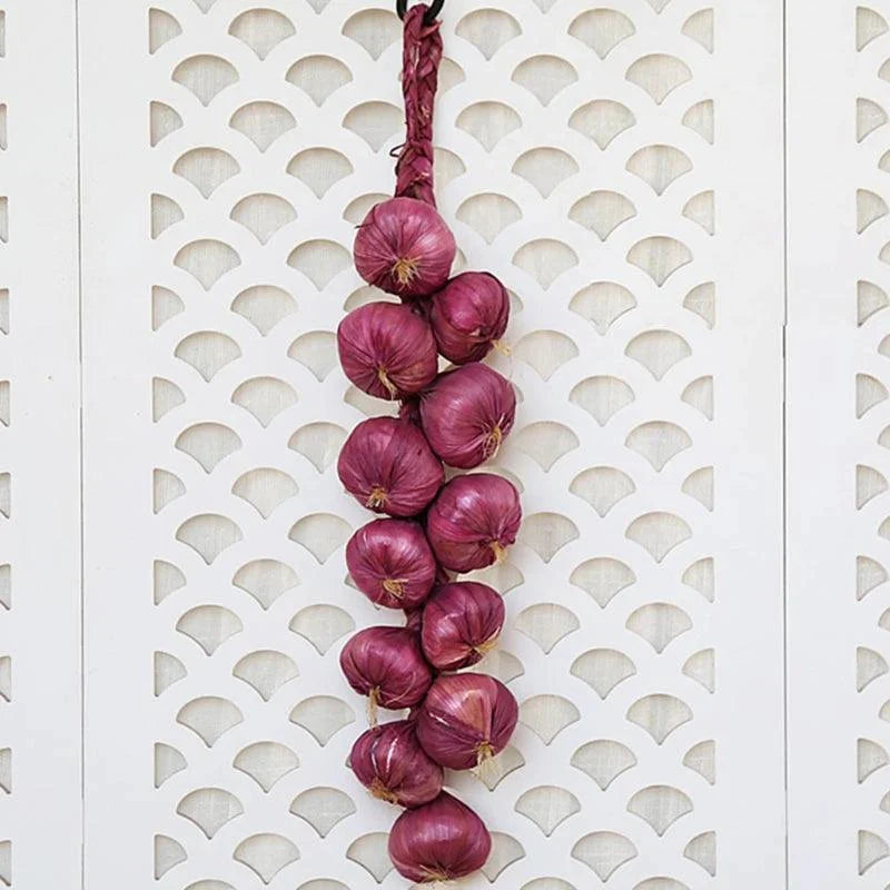 Lisslune | Life-like Garlic String Decoration for Home, Garden and Event Style – M6CE