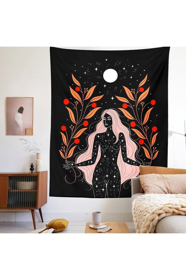 Lisslune | Phase Girl Psychedelic Tapestry