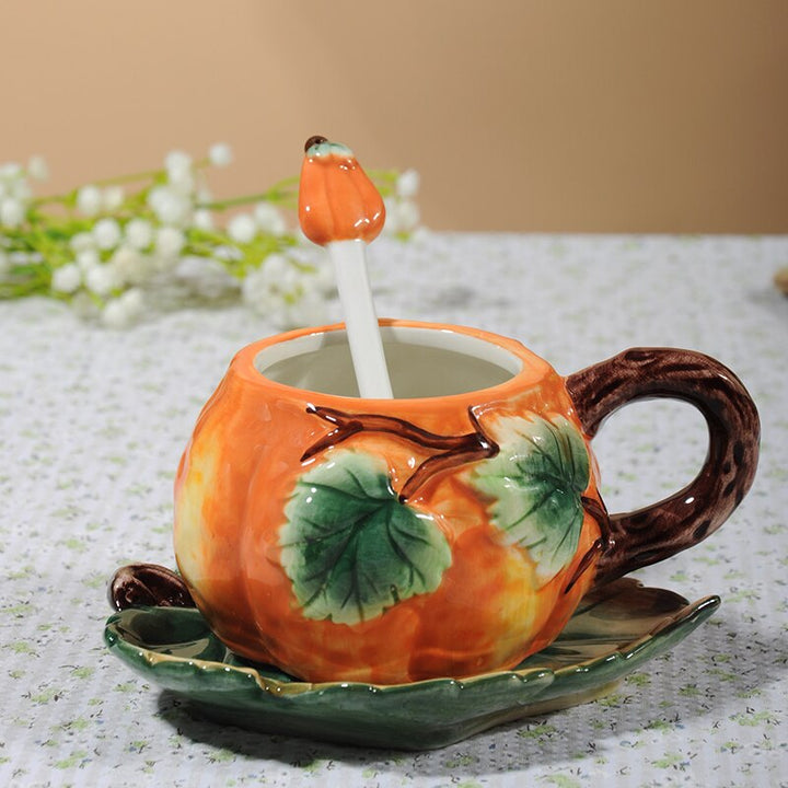 Lisslune | Creative Ceramic Pumpkin Mug Set