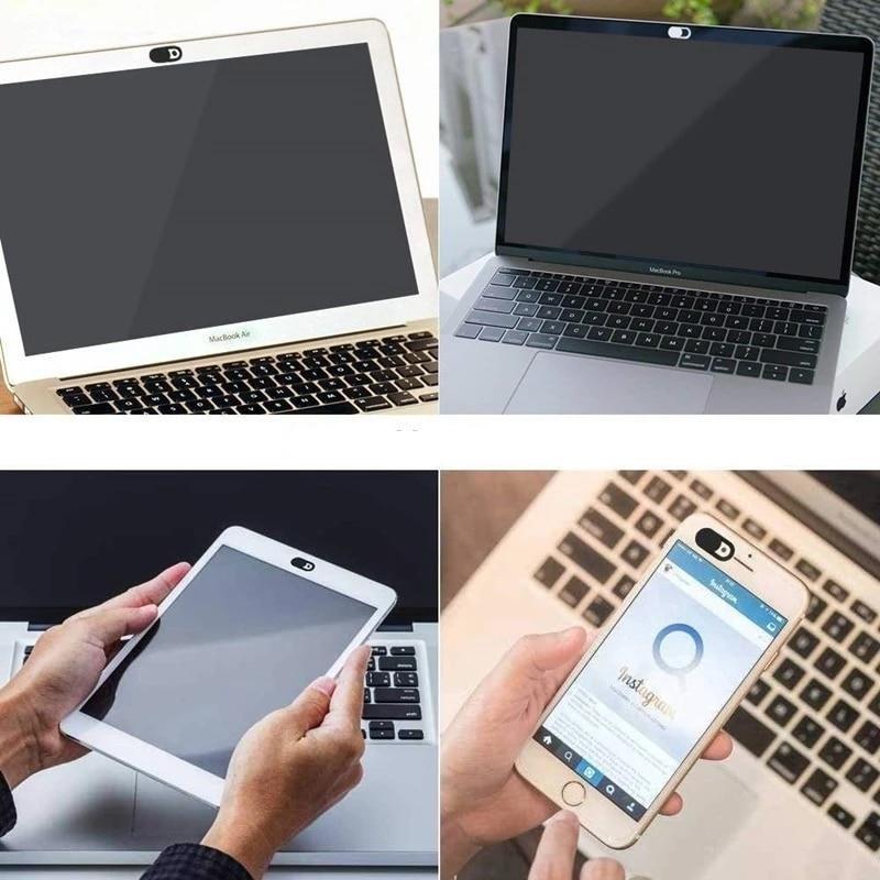 Lisslune | Self-adhesive webcam covers Ultra-thin camera cover for laptop & smartphone (5 pieces)