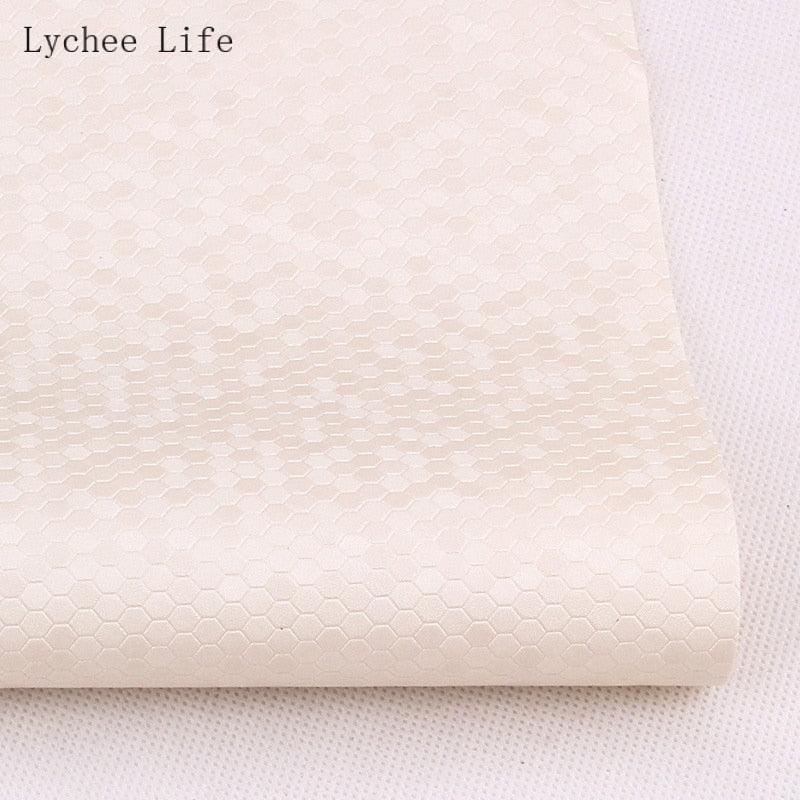Lisslune | Transform your sewing projects with luxurious honeycomb PVC leather fabric