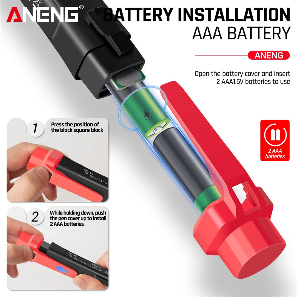 Lisslune | Digital AC DC Voltage Detectors Tester Pen