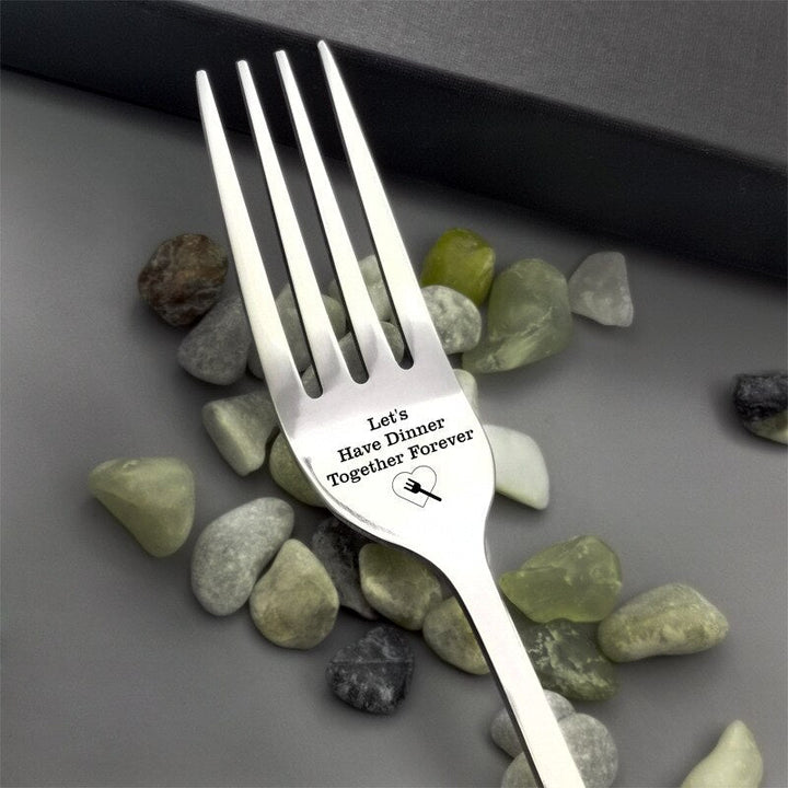 Lisslune | Romantic engraved fork