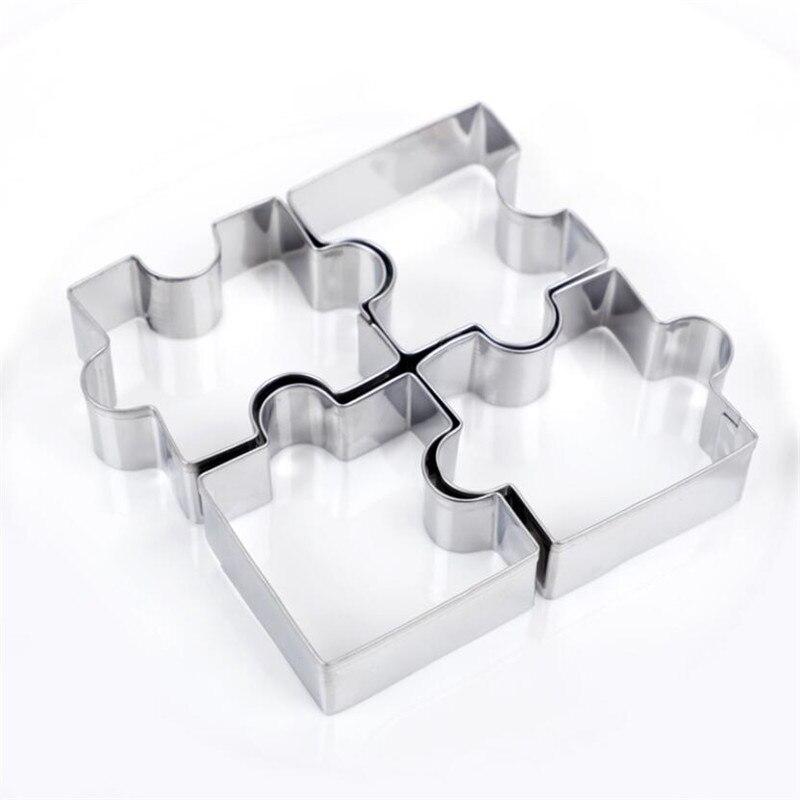 Lisslune | Puzzle Piece Cookie Cutter 4-piece Set